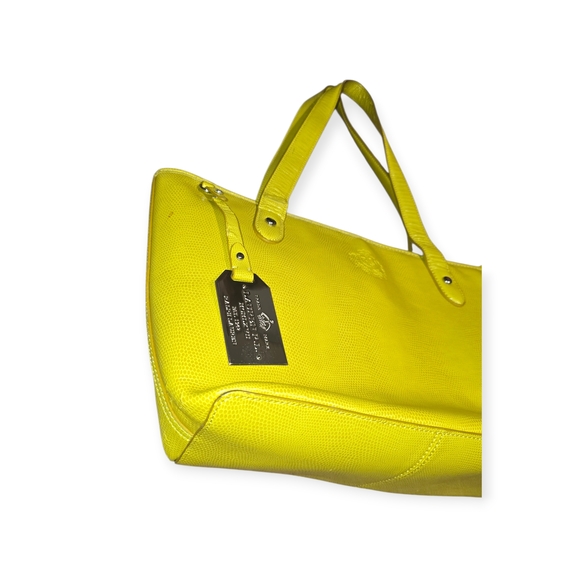 Lauren Ralph Lauren Bright Green Tote Bag - Picture 6 of 10